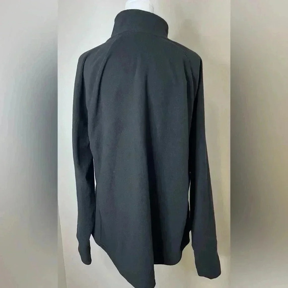 EUC Old Navy Go-Warm Performance Fleece Full Zip Jacket, Black, Size 2X (20/22) - Picture 5 of 7